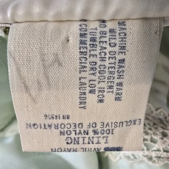 60s Vintage Christian Dior Lane Bryant Robe Women's‎ Small Quilted Lace Robe - Picture 15 of 16